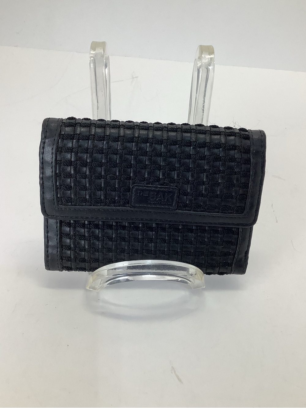 The Sak Black Woven Women’s Leather Wallet